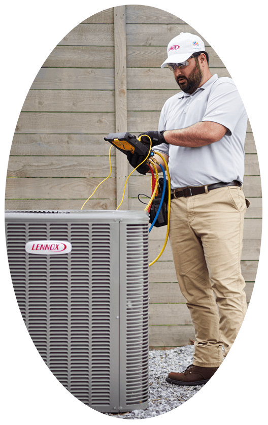 Lennox service technician